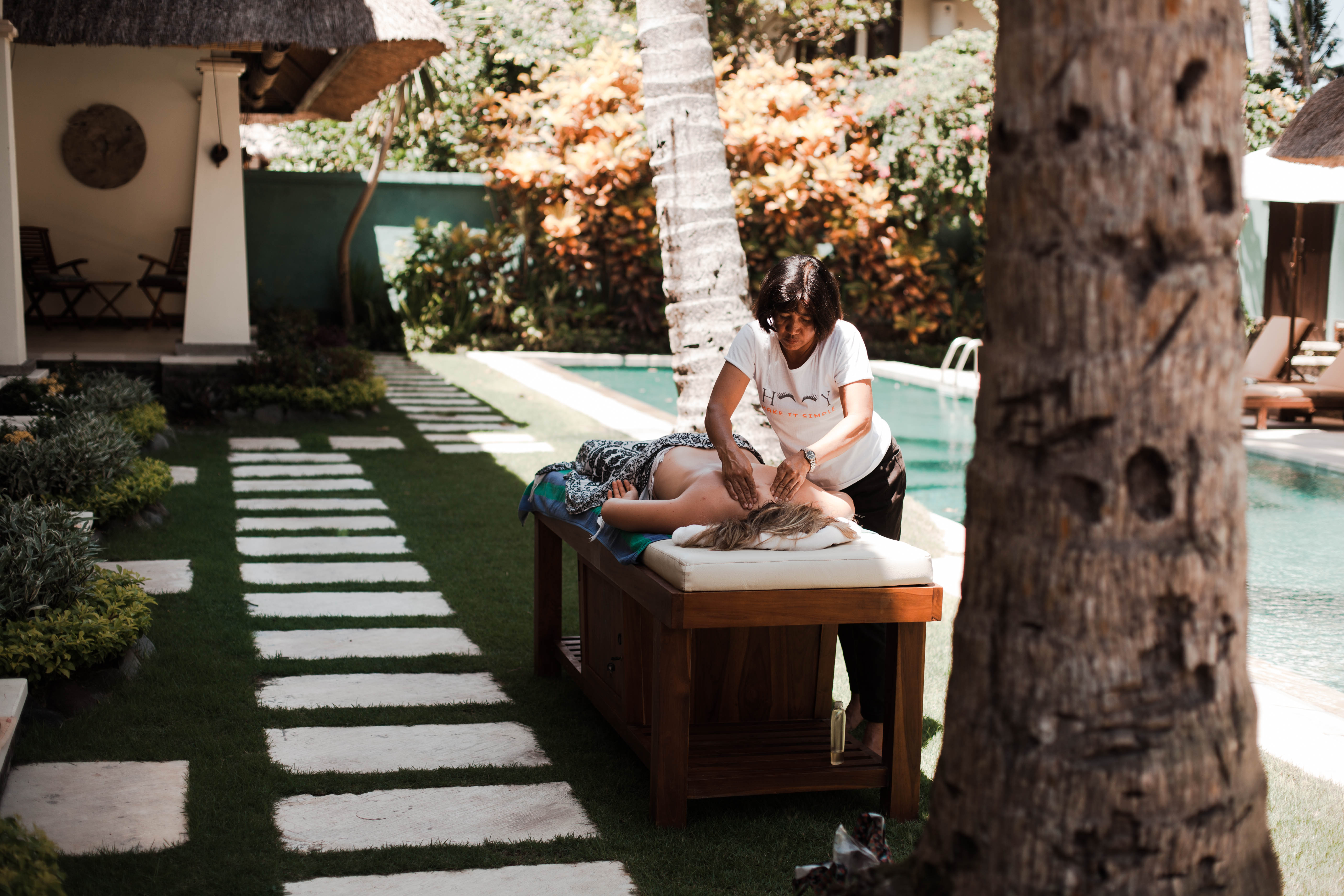 alenka mali, travel, canggu, bali, villa, palm