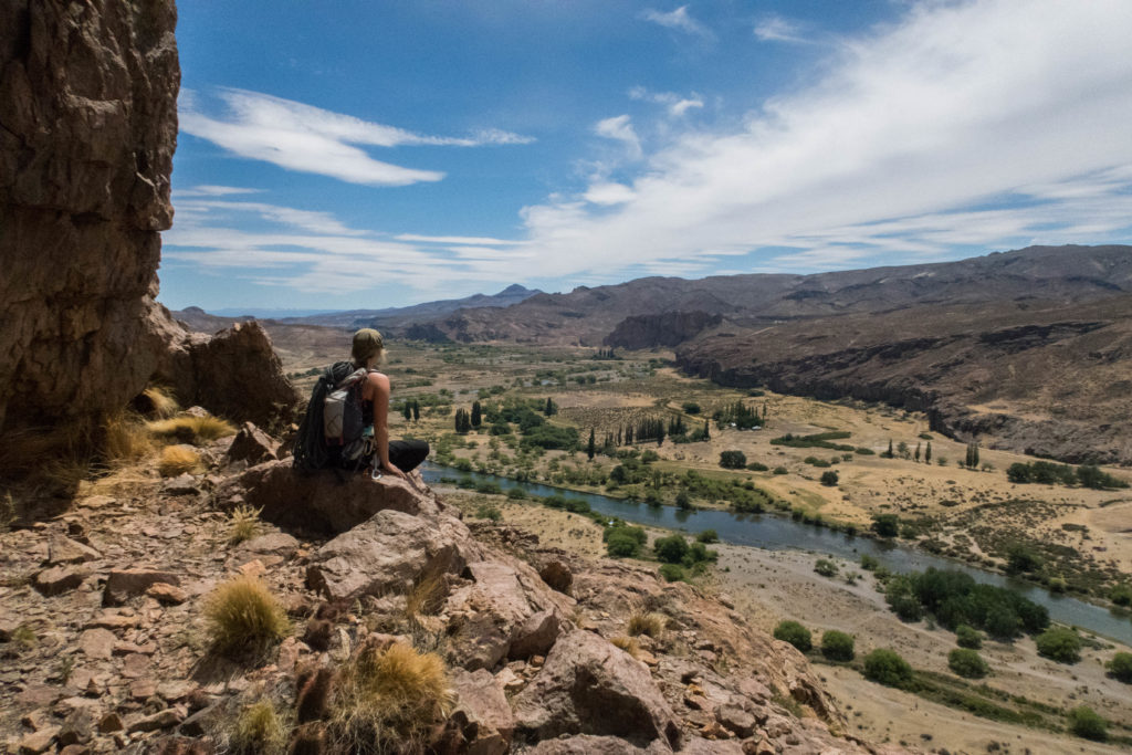 piedra parada, climbing, patagonia, argentina, alenka mali, rock climbing